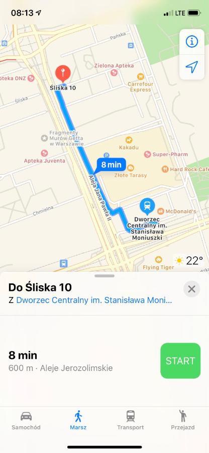 Sliska Apartment ワルシャワ エクステリア 写真
